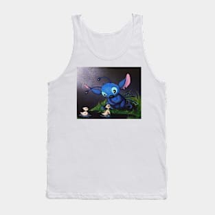 stitch duck Tank Top